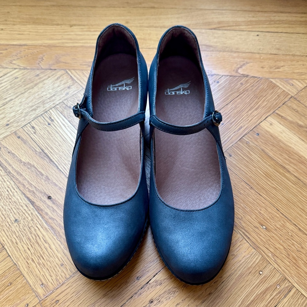 Dansko Loralie silver heels EU40
